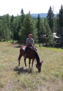 kate on horse